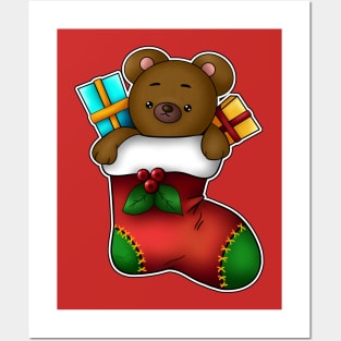 teddy Xmas Posters and Art